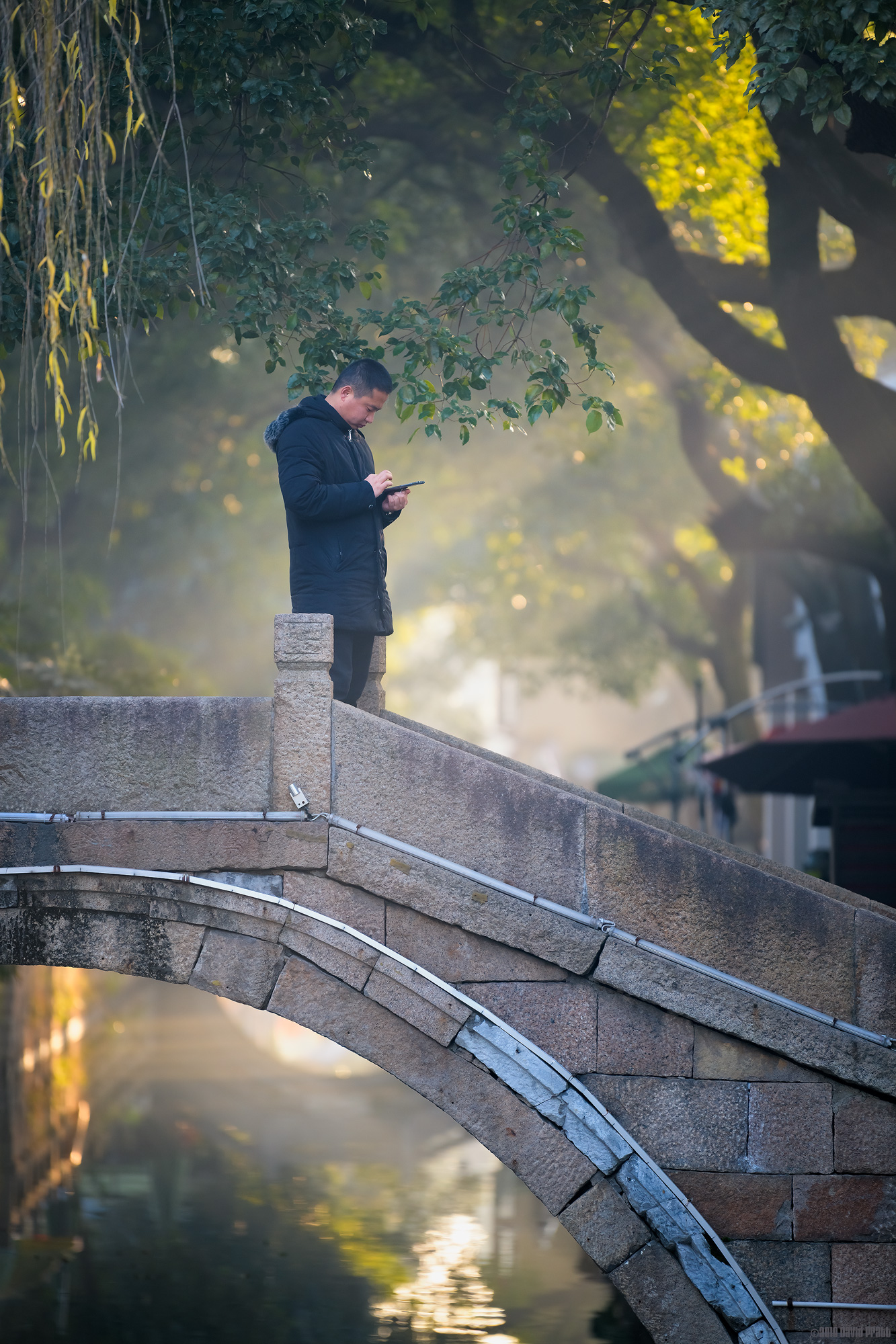 Texting On The Bridge