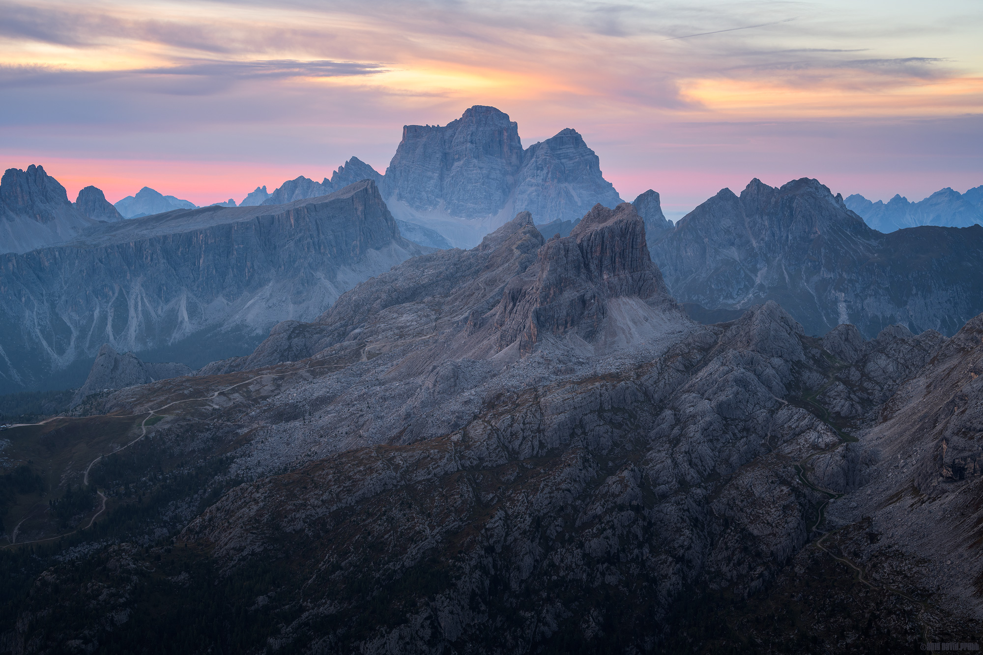Dawn Light Over Monte Pelmo