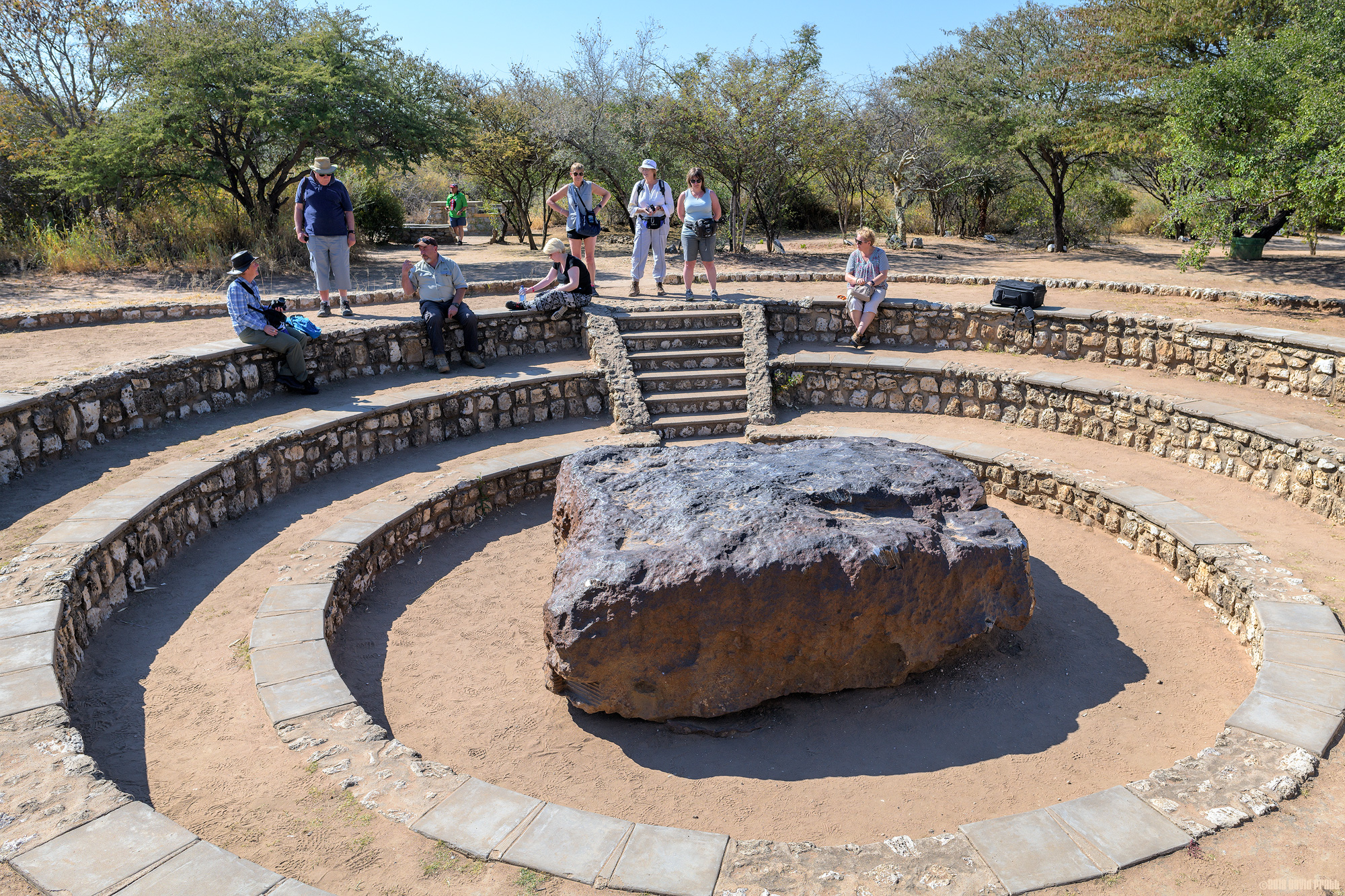 Gathered Around The Meteorite
