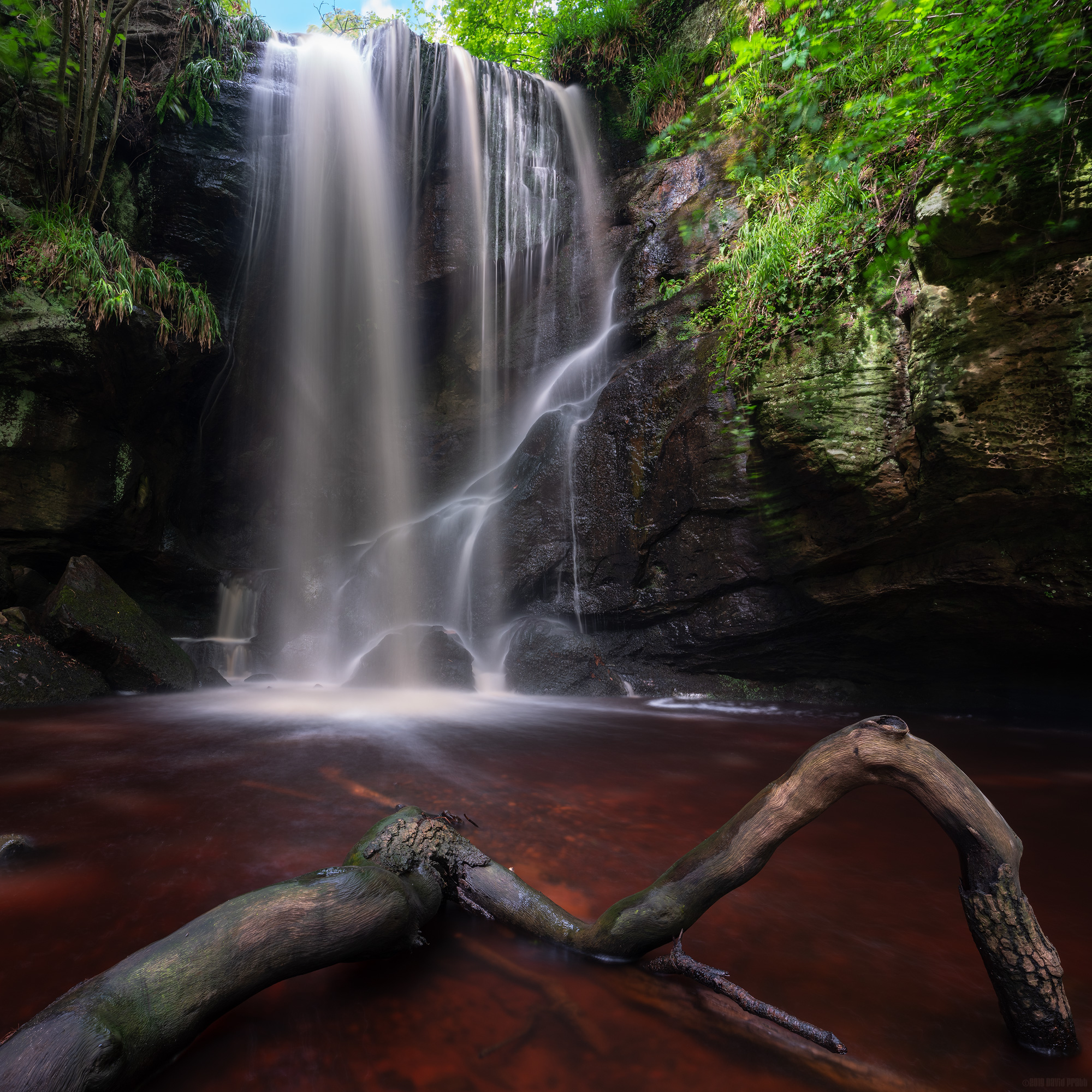 Under The Waterfall