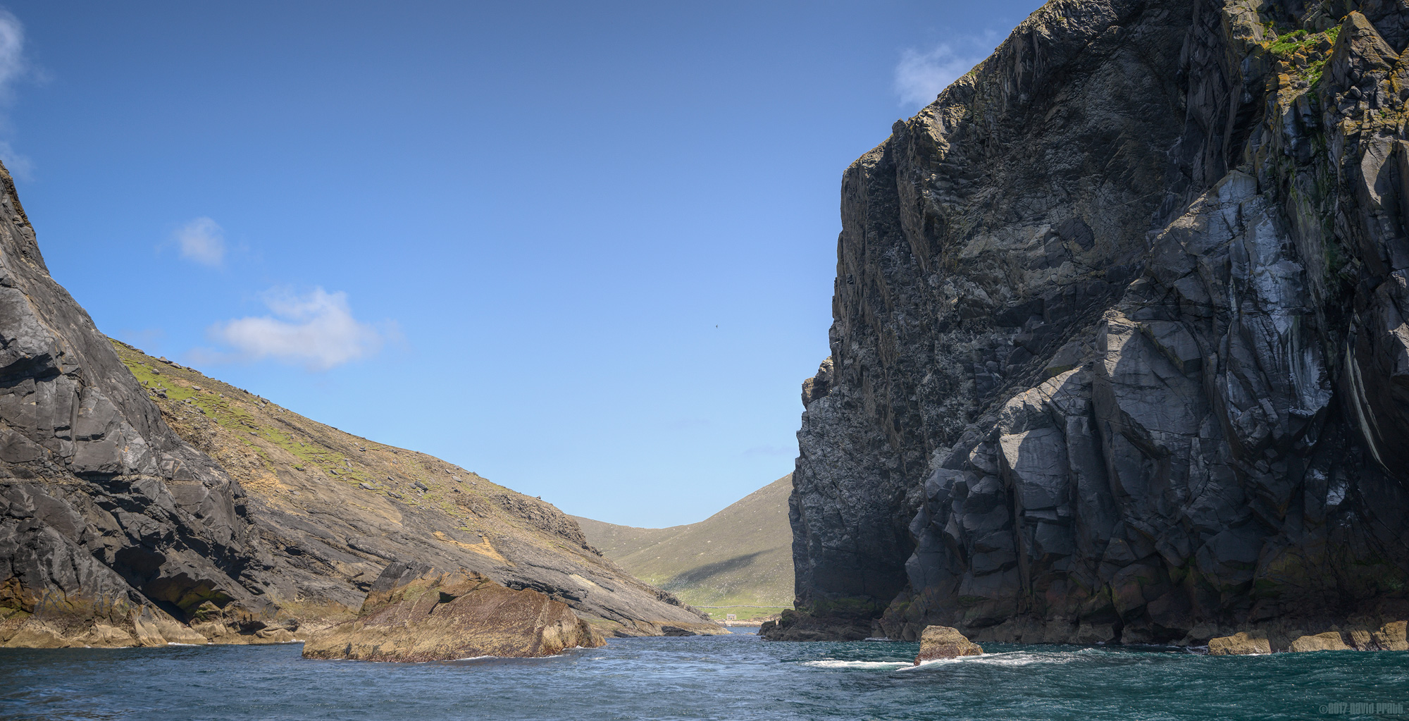 The Store Through The Gap Between Hirta and Dun