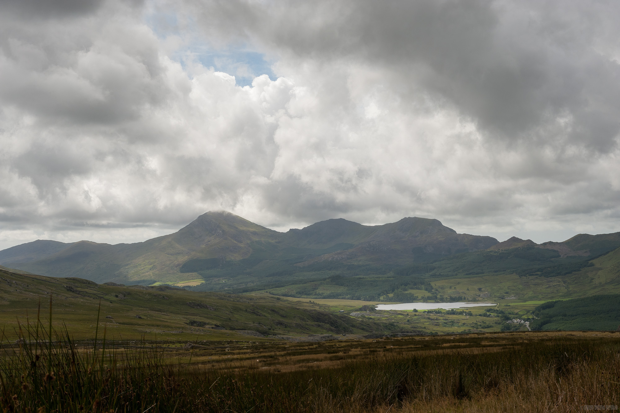 Looking Back To Llyn y Gadair