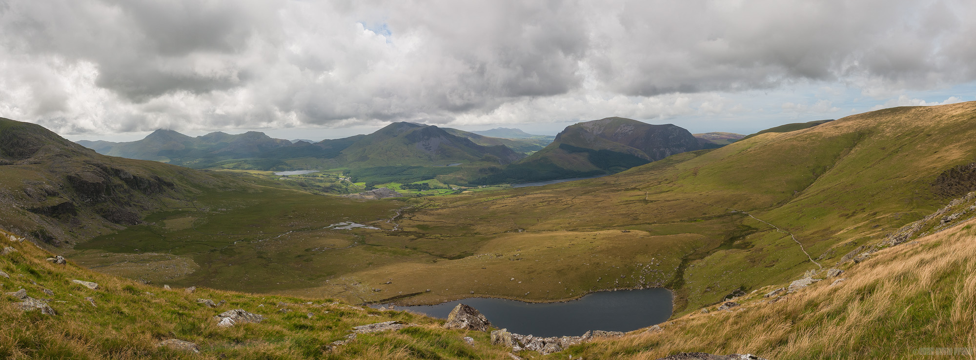 The View From Above Llyn Ffynnon-y-gwas