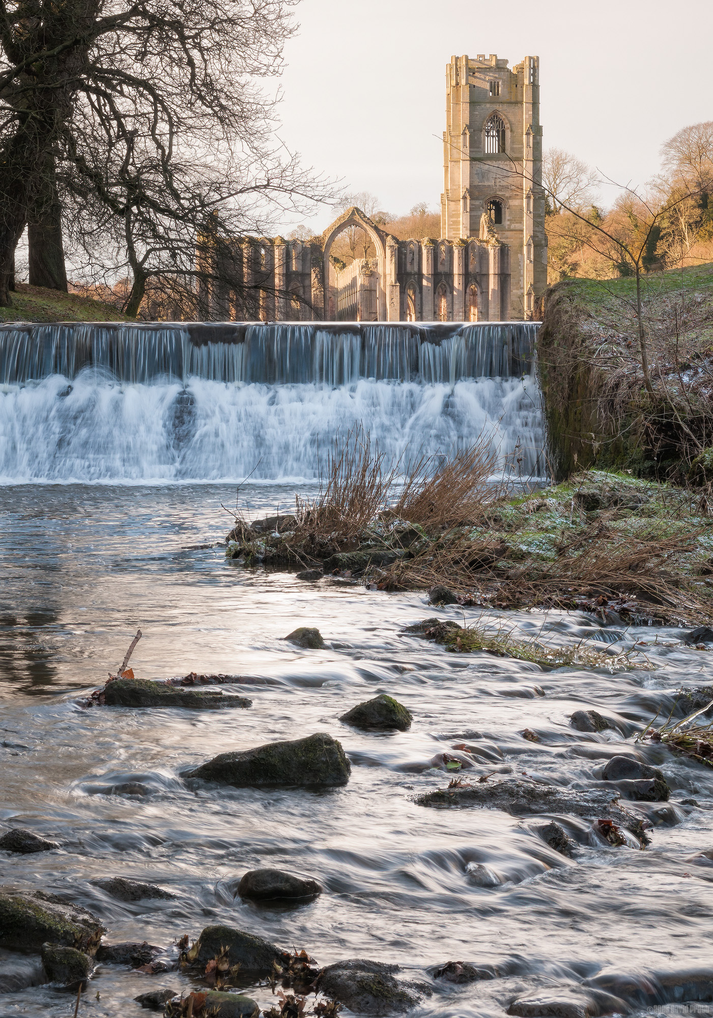 Cascade Waterfall On The River Skell