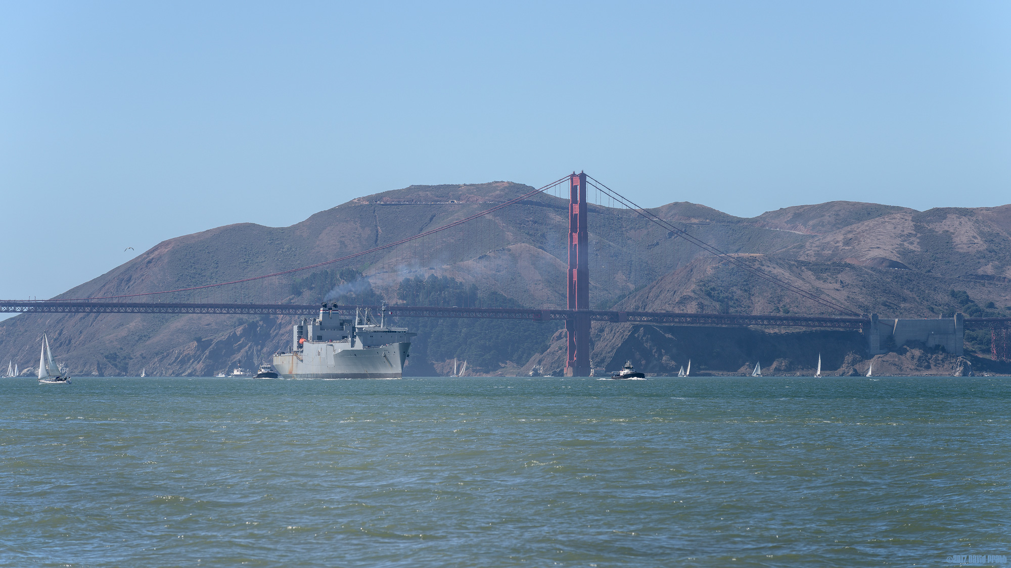 Boats Under The Bridge