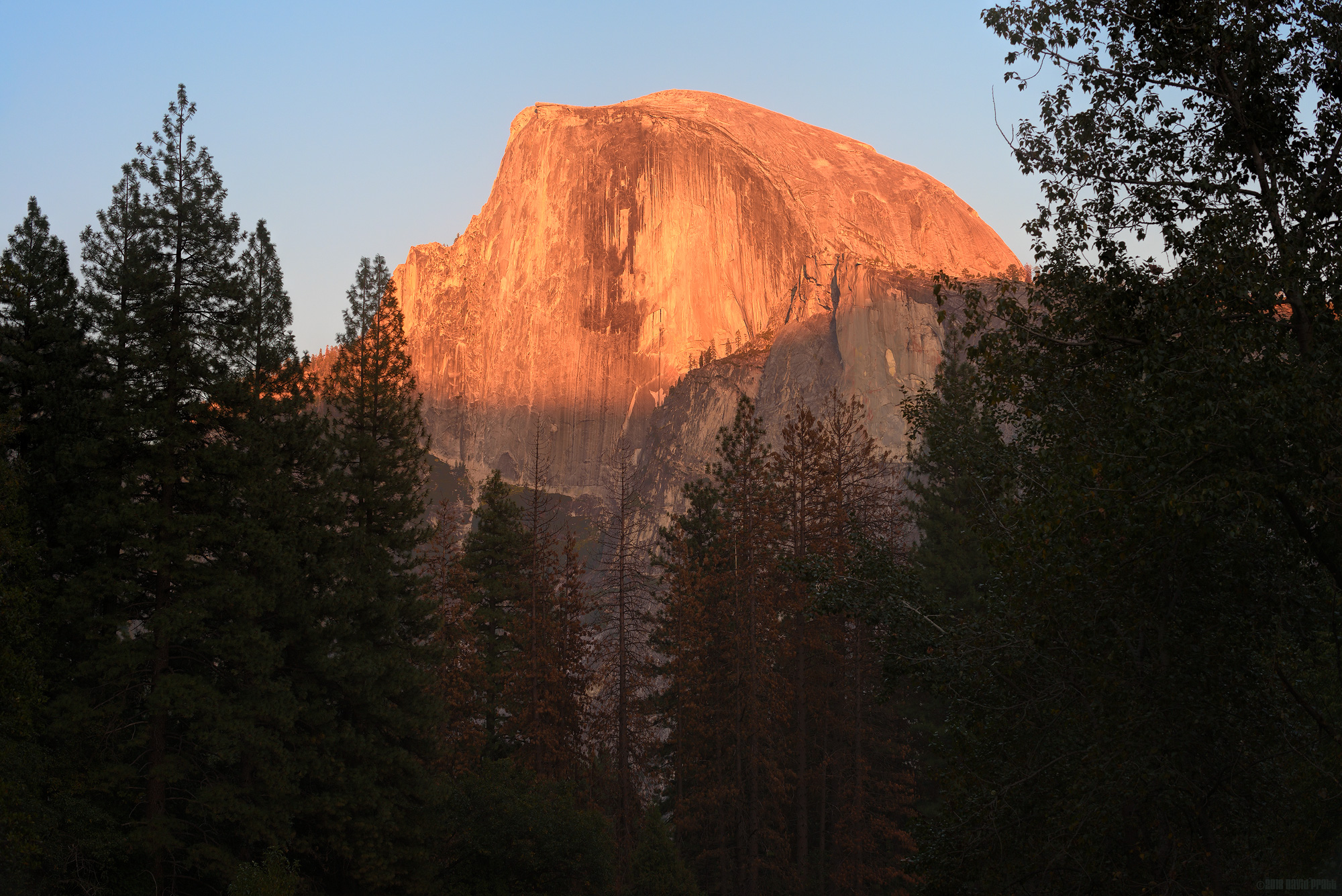 Half Dome Sundown