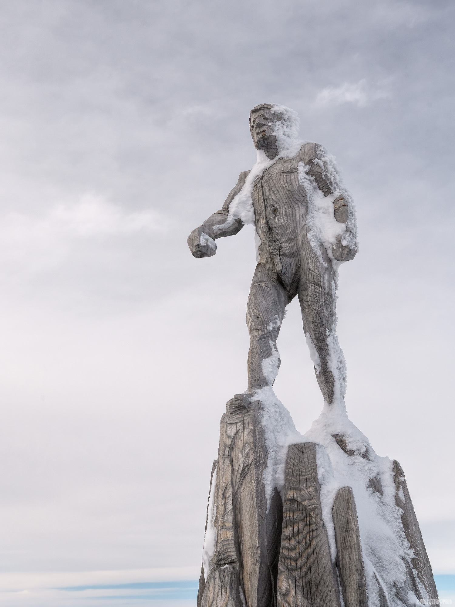 Standing Alone On The Zugspitze