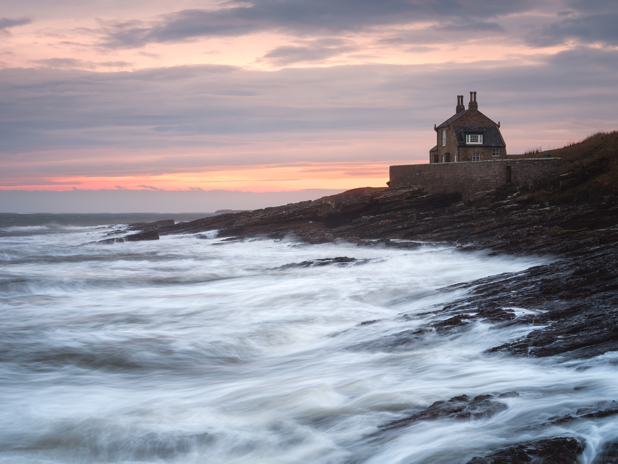Bathing House Sunset