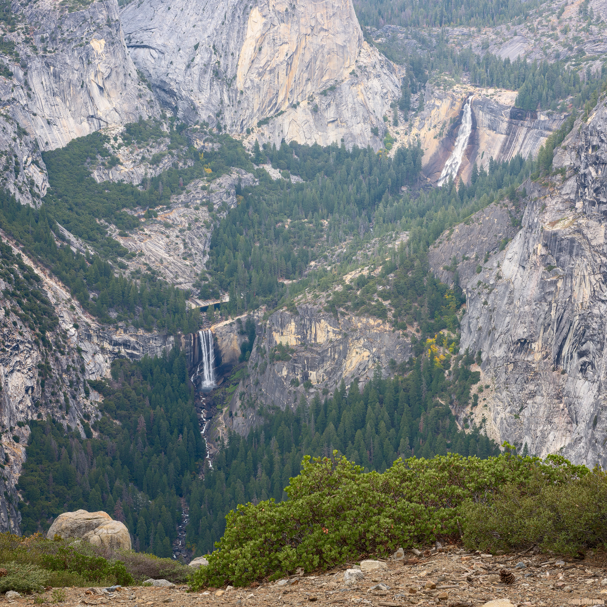Vernal & Nevada Falls