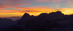 Sunset Over The Sella Group