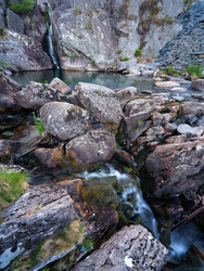 Cwmorthin Waterfalls